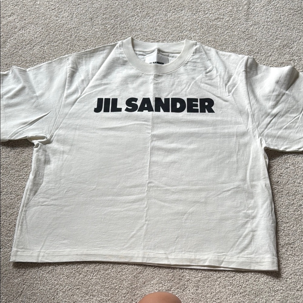Classic Jil Sander T-Shirt Black Logo AUTHENTIC with proof of purchase. Bloggers